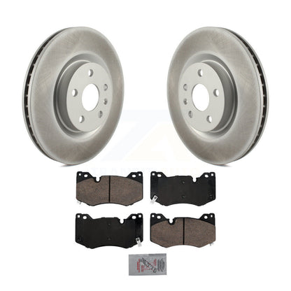Rotors de frein à disque avec revêtement avant et kit de plaquettes en céramique pour Chevrolet Corvette