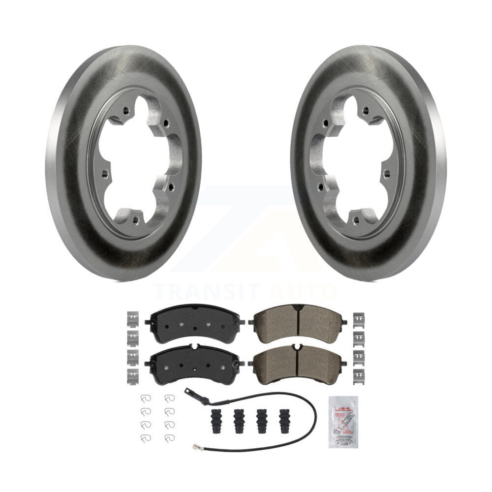Kit de rotor de frein arrière et de plaquettes semi-métalliques pour Ford Transit-250 Transit-15
