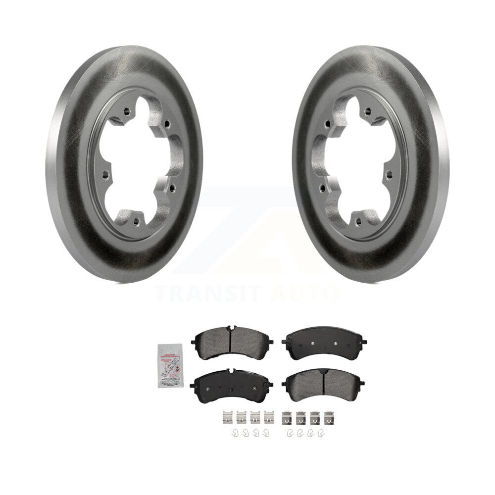 Kit de rotor de frein arrière et de plaquettes semi-métalliques pour Ford Transit-250 Transit-15
