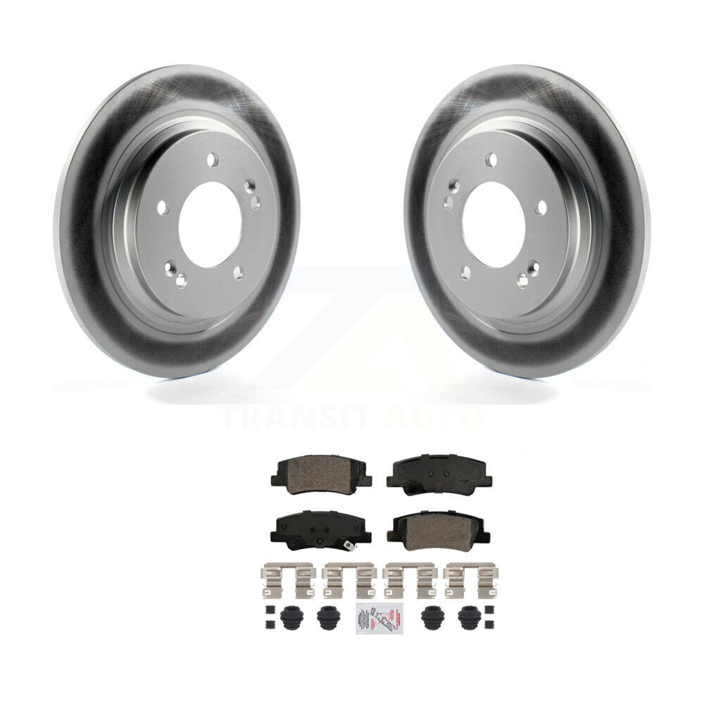 Rotor de frein à disque à revêtement arrière et Kit de plaquettes en céramique, pour Hyundai Sonata Kia Niro EV K