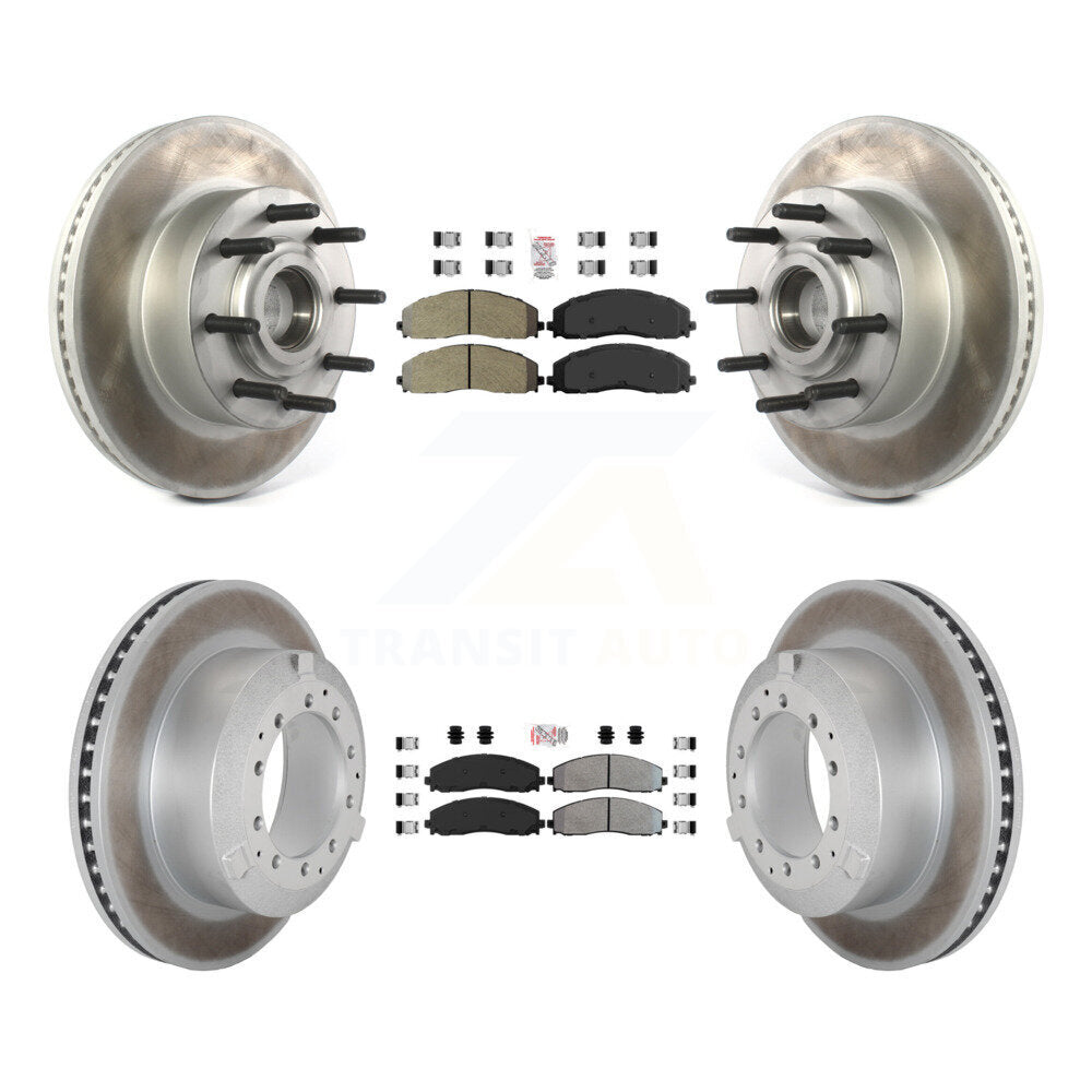 Kit de Rotor de frein à disque, revêtement de protection semi-métallique avant et arrière, pour Ford F-350 Super Dut