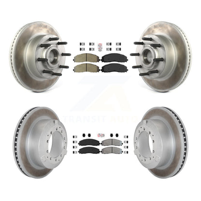 Kit de Rotor de frein à disque, revêtement de protection semi-métallique avant et arrière, pour Ford F-350 Super Dut