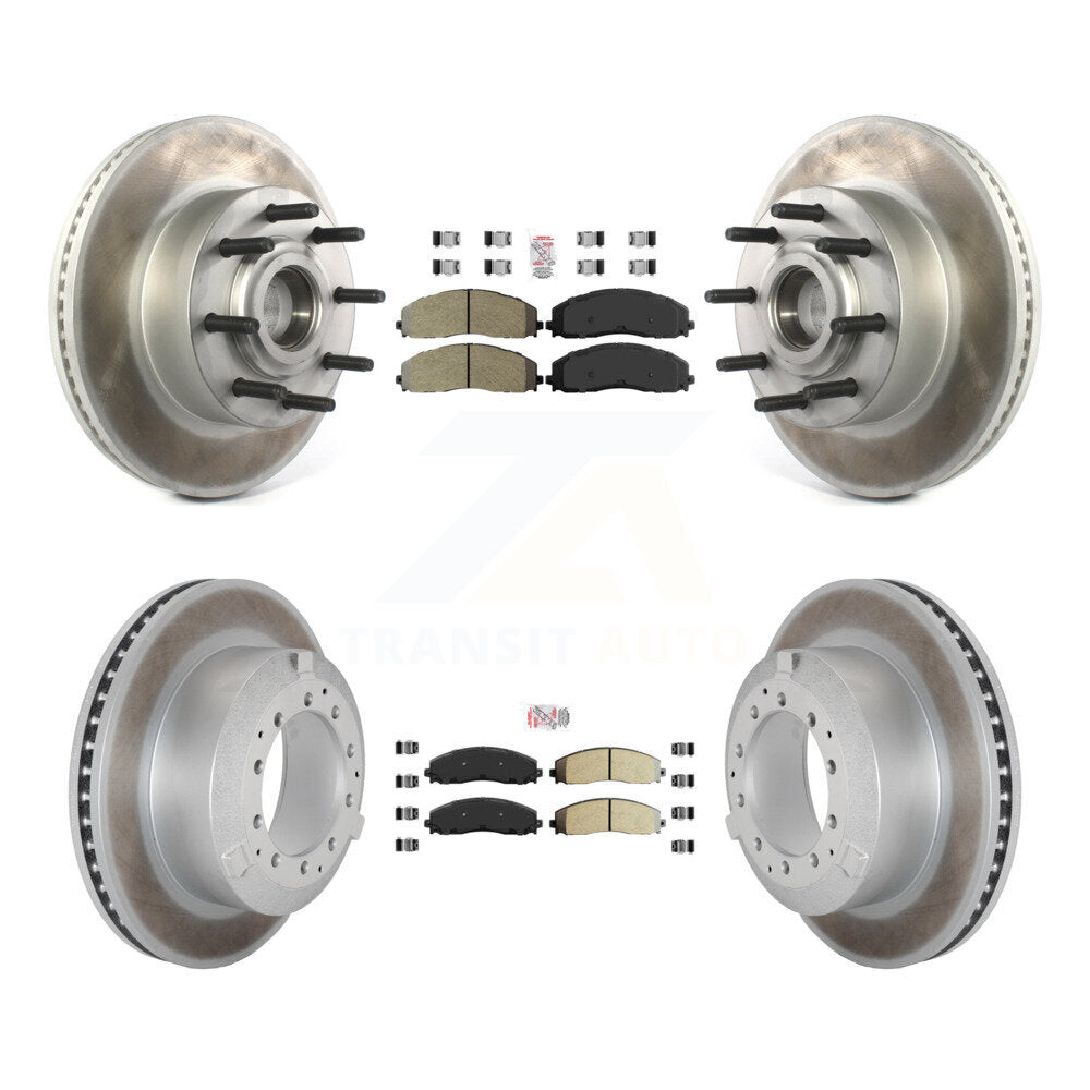 Kit de Rotor de frein à disque, revêtement de protection semi-métallique avant et arrière, pour Ford F-350 Super Dut