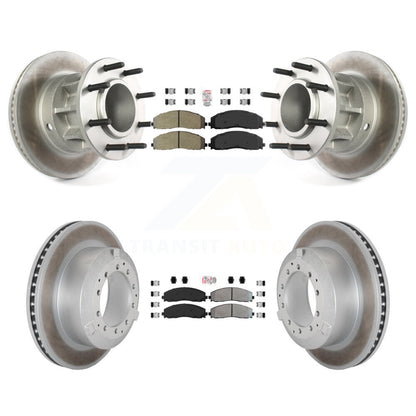 Kit de Rotor de frein à disque, revêtement de protection semi-métallique avant et arrière, pour Ford F-350 Super Dut