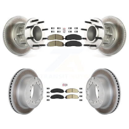 Kit de Rotor de frein à disque, revêtement de protection semi-métallique avant et arrière, pour Ford F-350 Super Dut