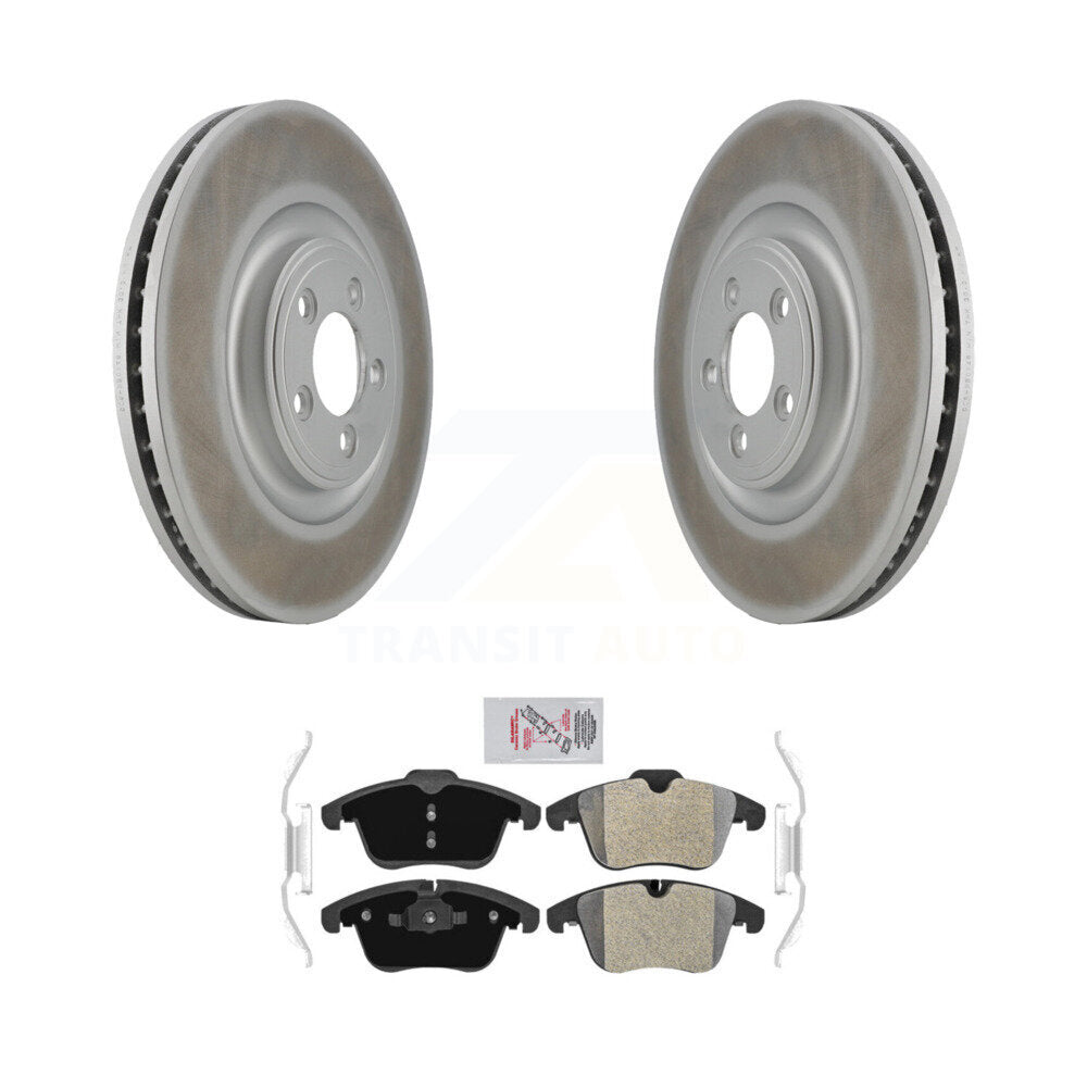 Kit de disques de frein à disque avec revêtement avant et plaquettes semi-métalliques pour Jaguar XF