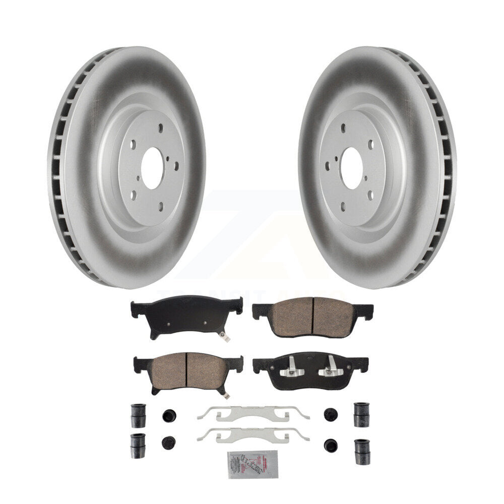 Kit de disques de frein à disque avec revêtement avant et plaquettes en céramique pour Subaru Ascent 2019-2024
