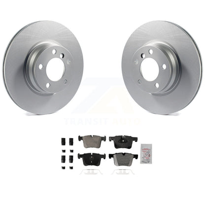 Kit de rotors de frein à disque à revêtement avant et de plaquettes semi-métalliques pour BMW 328i 330e