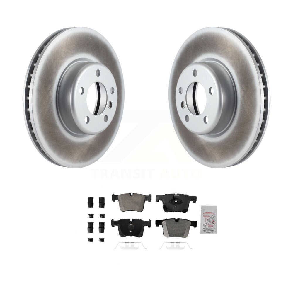 Kit de disques de frein à disque avec revêtement avant et plaquettes semi-métalliques pour BMW 335i xDrive G