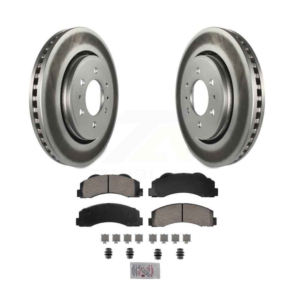 Kit de plaquettes en céramique pour rotors de frein à disque à revêtement avant, pour Ford F-150 Expedition Lincol