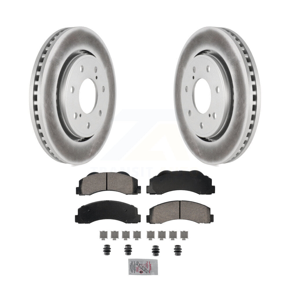 Kit de plaquettes de frein en céramique avec revêtement avant, pour Ford F-150 10-14, avec roue à 7 écrous