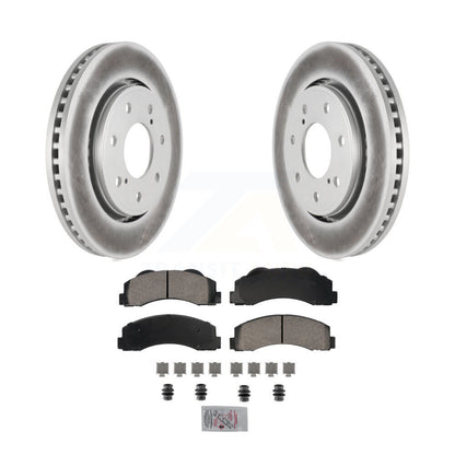 Kit de plaquettes de frein en céramique avec revêtement avant, pour Ford F-150 10-14, avec roue à 7 écrous