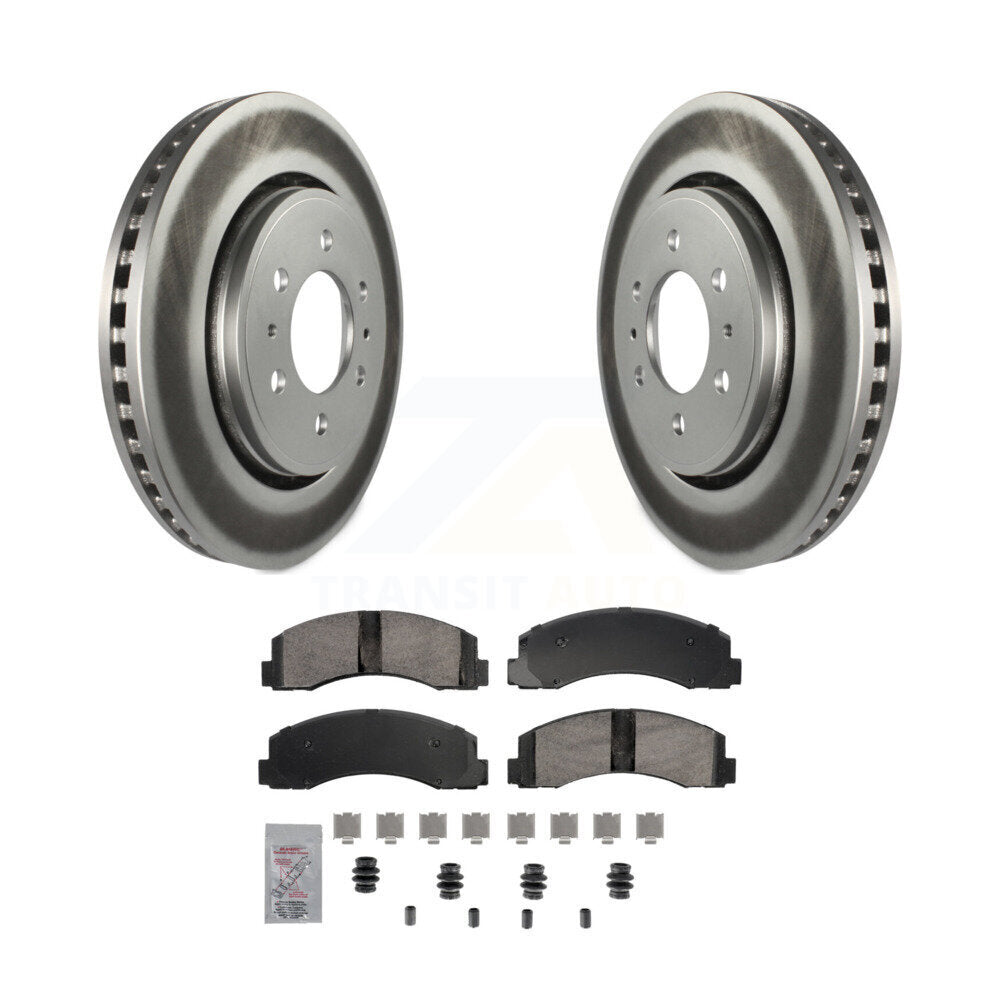 Kit de plaquettes en céramique pour rotors de frein à disque à revêtement avant, pour Ford F-150 Expedition Lincol