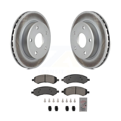 Kit de rotor de frein à revêtement avant et de plaquettes semi-métalliques pour Dakota Dodge Ram mitsubishi