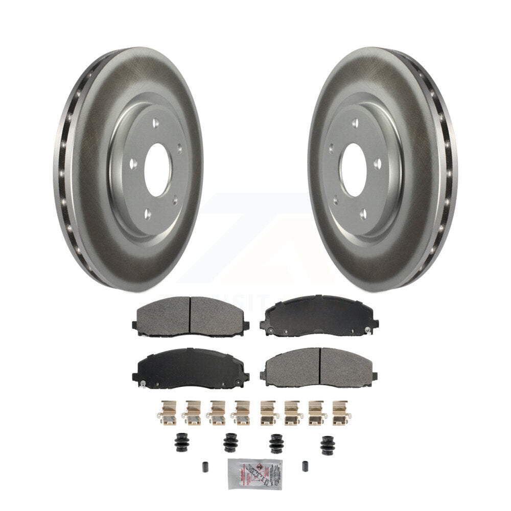 Kit de plaquettes semi-métalliques de Rotor de frein à revêtement avant, pour Dodge Grand Caravan Journey