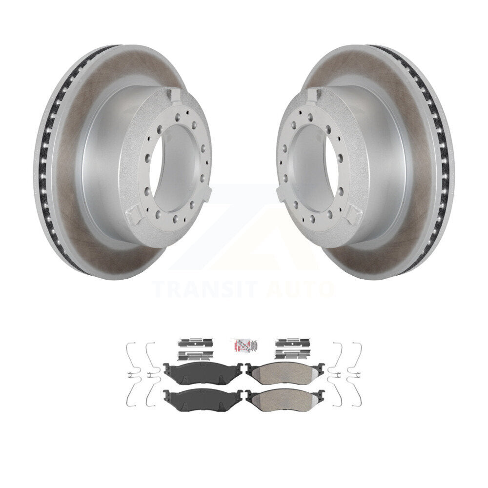 Kit de plaquettes semi-métalliques de rotor de frein à revêtement avant pour International TerraStar IC A