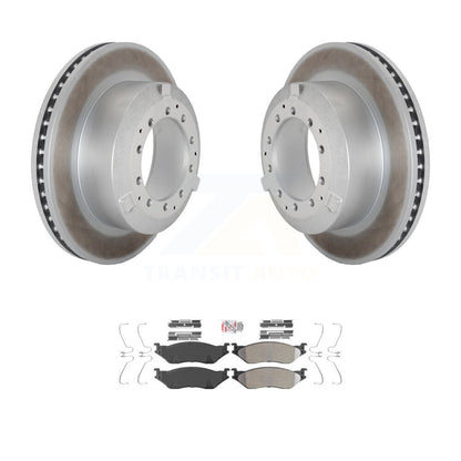 Kit de plaquettes semi-métalliques de rotor de frein à revêtement avant pour International TerraStar IC A
