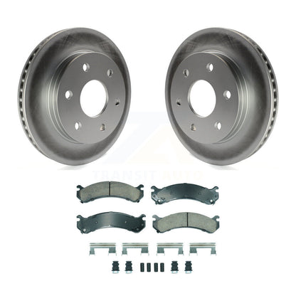 Rotor de frein à revêtement avant et Kit de plaquettes en céramique pour Chevrolet Express 2500 GMC Savan