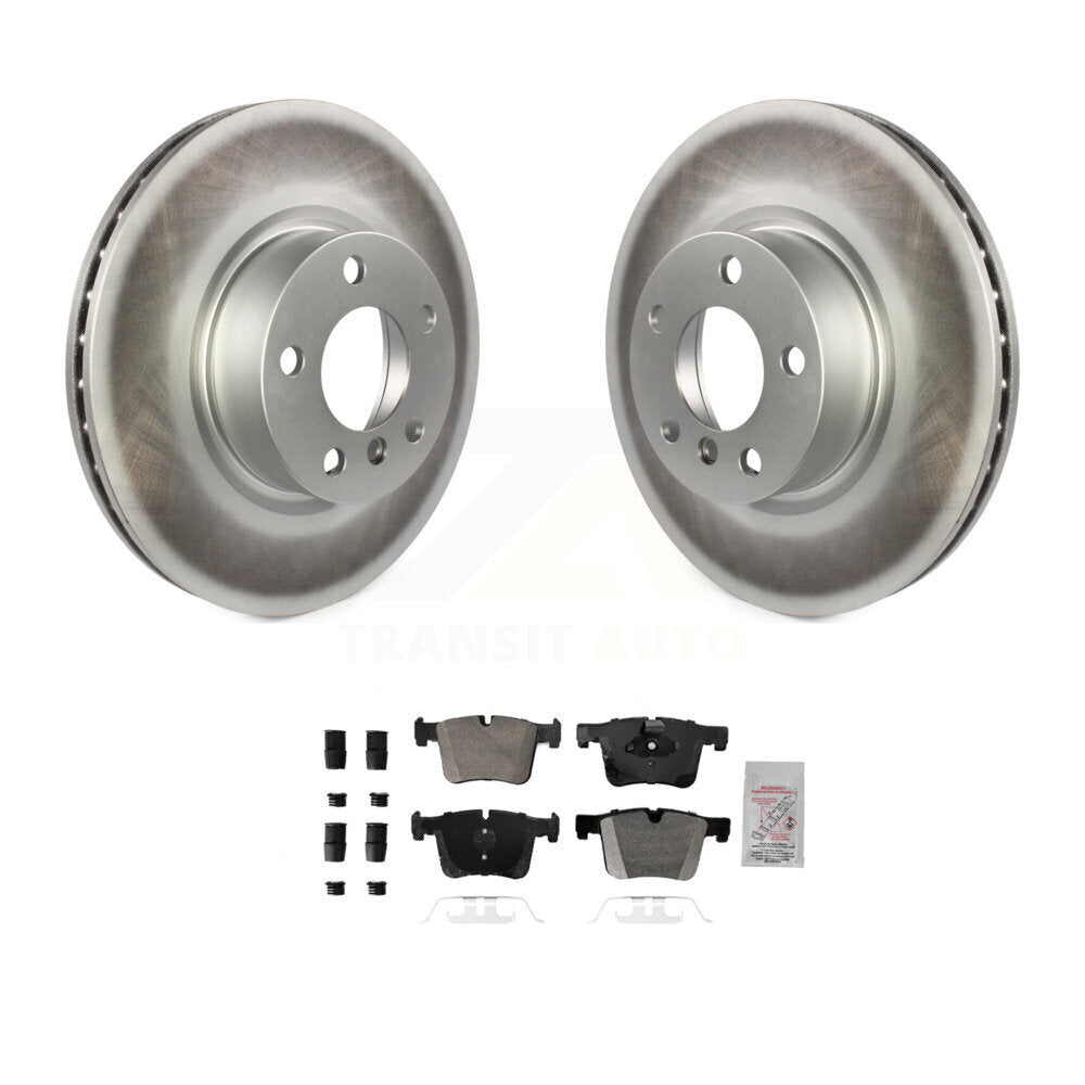 Kit de disques de frein à disque avec revêtement avant et plaquettes semi-métalliques pour BMW X3 X4