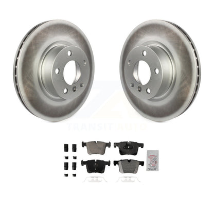 Kit de disques de frein à disque avec revêtement avant et plaquettes semi-métalliques pour BMW X3 X4