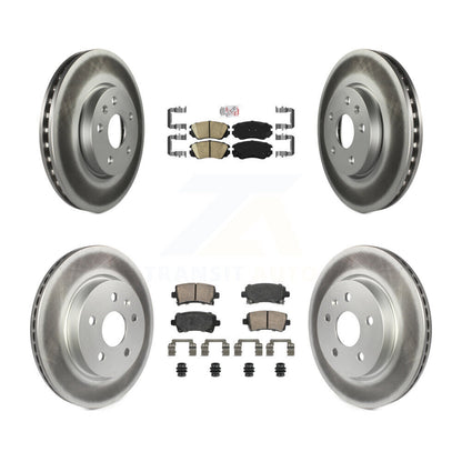 Kit de rotors de frein enduits de plaquettes en céramique avant et arrière, pour Chevrolet Malibu Impala Buic