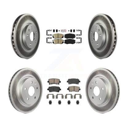 Kit de rotors de frein enduits de plaquettes en céramique avant et arrière, pour Chevrolet Malibu Impala Buic
