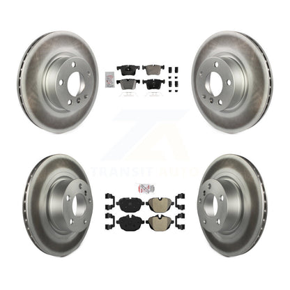 Kit de plaquettes semi-métalliques avant et arrière et disques de frein à disque revêtus pour BMW X3 X4