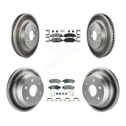 Kit de Rotor de frein avec revêtement de plaquettes semi-métalliques avant et arrière, pour Chevrolet Silverado 150