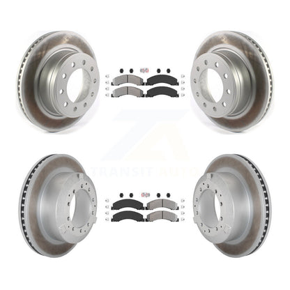 Kit de Rotor de frein avec revêtement de plaquettes semi-métalliques avant et arrière, pour Ram Dodge Sterling Truc