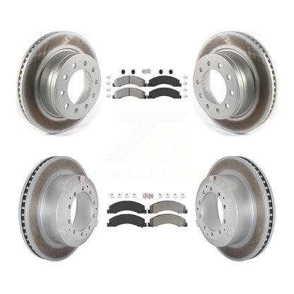 Kit de Rotor de frein avec revêtement de plaquettes semi-métalliques avant et arrière, pour Ram Dodge Sterling Truc