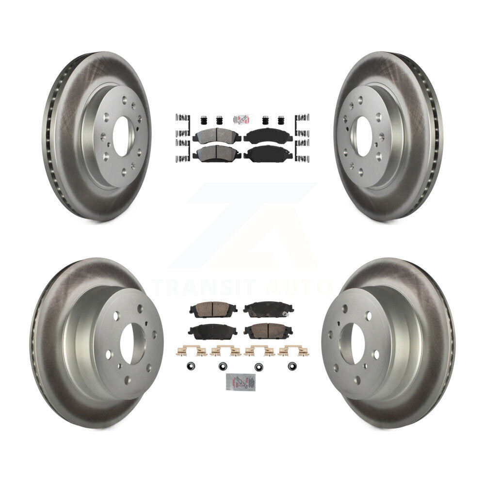 Kit de Rotor de frein à revêtement en céramique, semi-métallique avant et arrière, pour GMC Sierra 1500 X