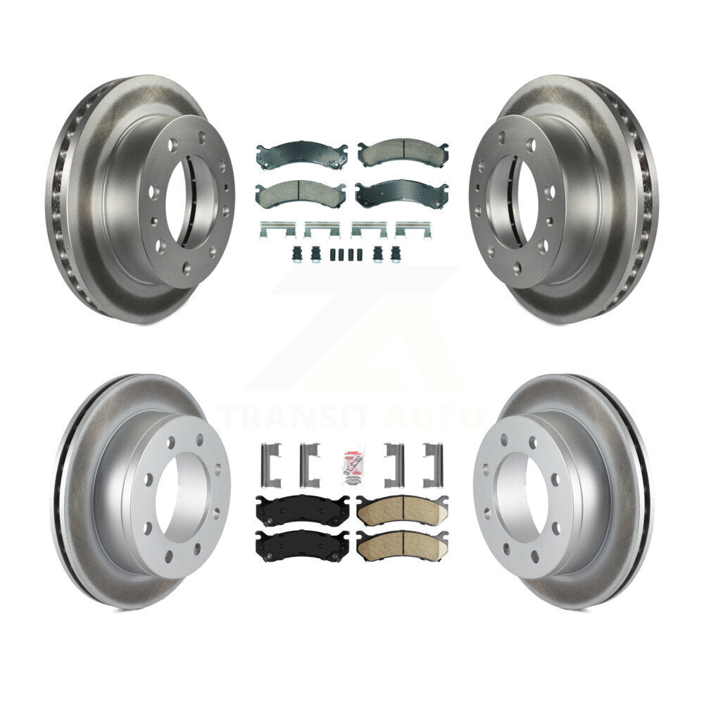 Kit de rotors de frein à revêtement en céramique avant et arrière, pour Chevrolet GMC Sierra 2500 HD X