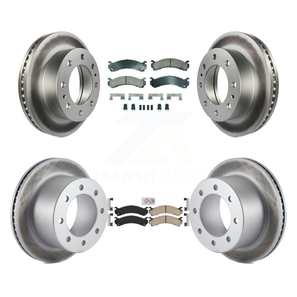 Kit de rotors de frein à revêtement en céramique, pour Chevrolet GMC Silverado 3500 H, avant et arrière