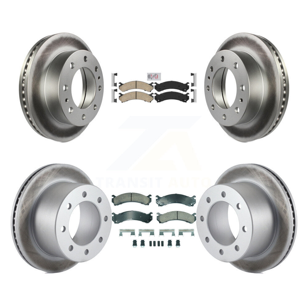 Kit de rotors de frein à revêtement en céramique, pour Chevrolet GMC Silverado 3500 H, avant et arrière