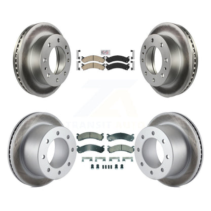 Kit de rotors de frein à revêtement en céramique, pour Chevrolet GMC Silverado 3500 H, avant et arrière