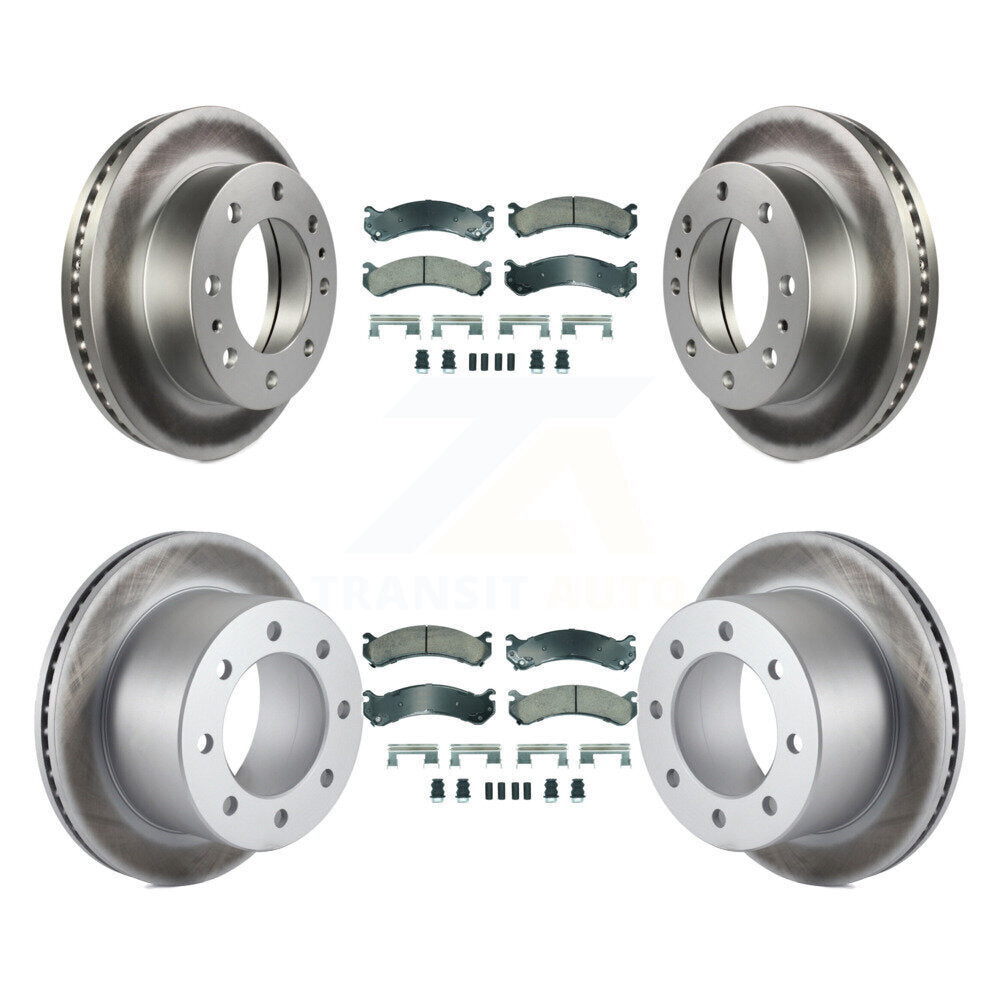 Kit de rotors de frein à revêtement en céramique, pour Chevrolet GMC Silverado 3500 H, avant et arrière
