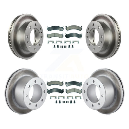 Kit de rotors de frein à revêtement en céramique, pour Chevrolet GMC Silverado 3500 H, avant et arrière