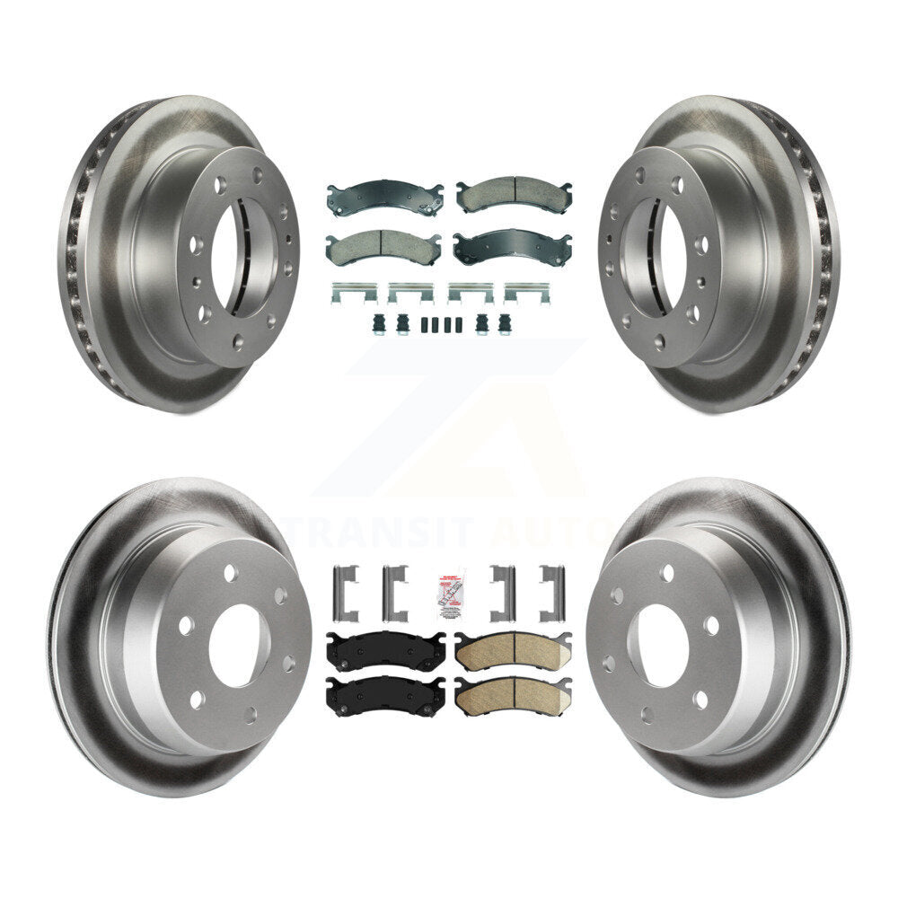 Kit de rotors de frein à revêtement en céramique, pour Chevrolet Silverado 2500 HD GM, avant et arrière