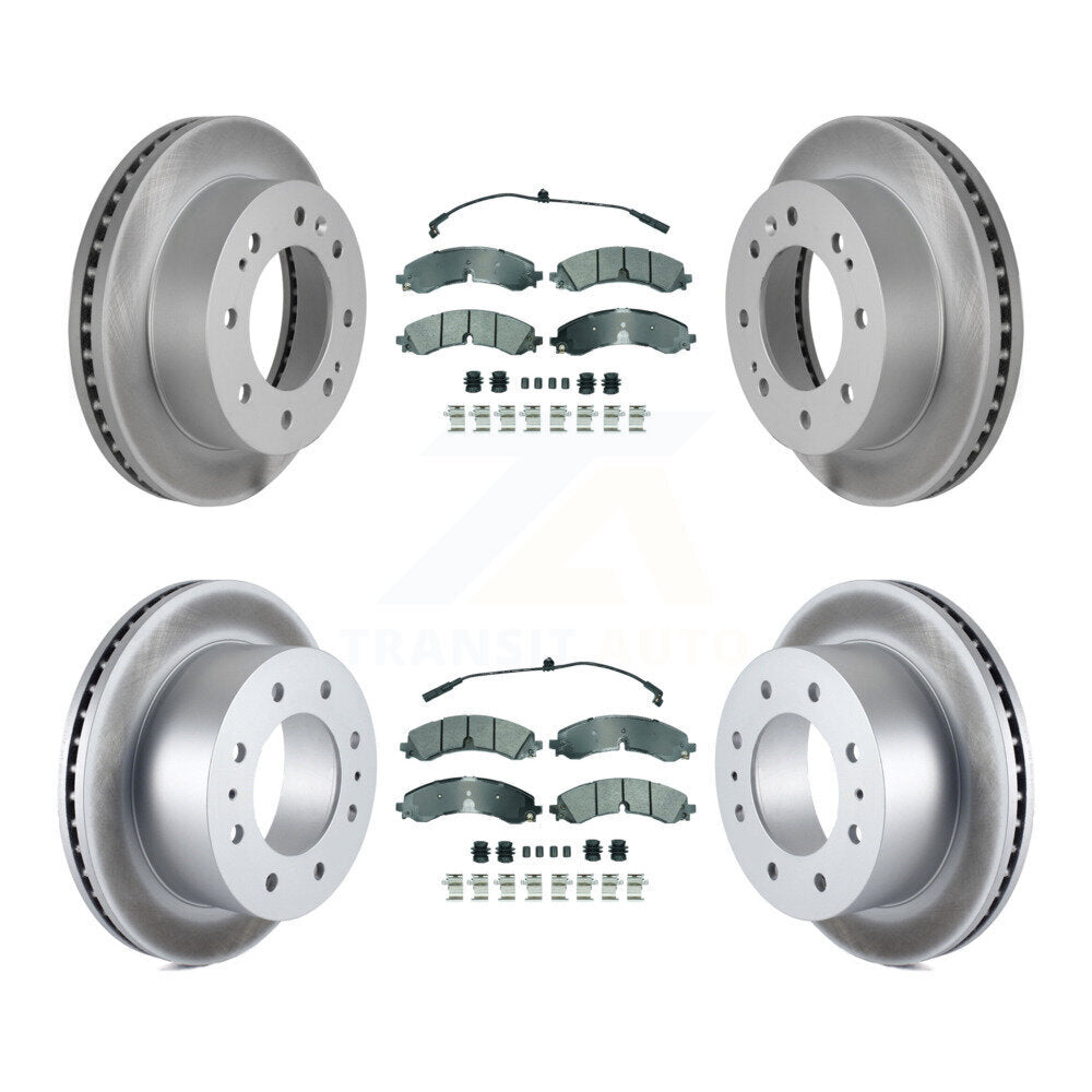 Kit de rotors de frein à revêtement semi-métallique avant et arrière, pour GMC Chevrolet Sierra 250