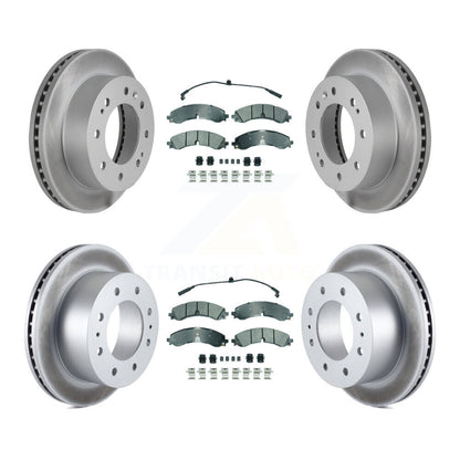 Kit de rotors de frein à revêtement semi-métallique avant et arrière, pour GMC Chevrolet Sierra 250
