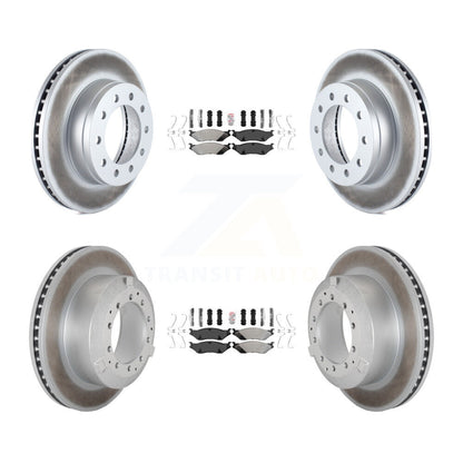 Kit de Rotor de frein à disque, revêtement de protection semi-métallique avant et arrière, pour Ford F-450 Super Dut