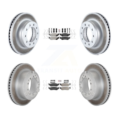 Kit de Rotor de frein à disque, revêtement de protection semi-métallique avant et arrière, pour Ford F-450 Super Dut