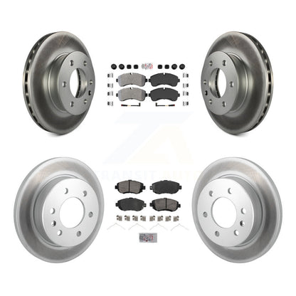 Kit de plaquettes semi-métalliques avant et arrière et Rotor de frein revêtu pour Mercedes-Benz Sprite