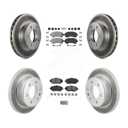Kit de plaquettes semi-métalliques avant et arrière et Rotor de frein revêtu pour Mercedes-Benz Sprite
