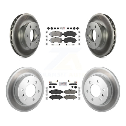 Kit de plaquettes semi-métalliques avant et arrière et Rotor de frein revêtu pour Mercedes-Benz Sprite