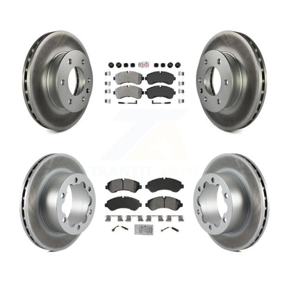 Kit de plaquettes semi-métalliques avant et arrière et Rotor de frein revêtu pour Mercedes-Benz Sprite