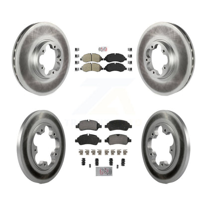 Kit de rotor de frein à revêtement semi-métallique avant et arrière pour Ford Transit-25 2015 – 2019