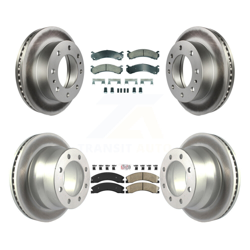 Kit de rotors de frein à disque en céramique, revêtement avant et arrière, pour Chevrolet Express 4500 GM
