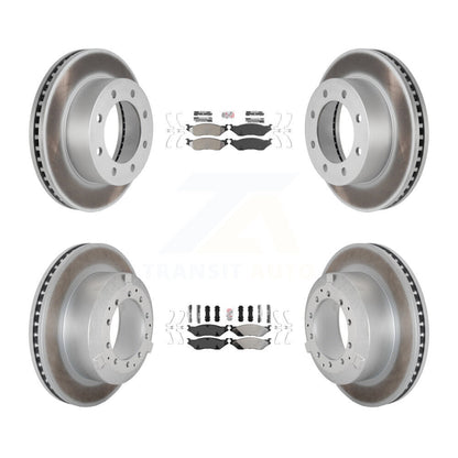Kit de Rotor de frein à disque, revêtement de protection semi-métallique avant et arrière, pour Ford F-450 Super Dut