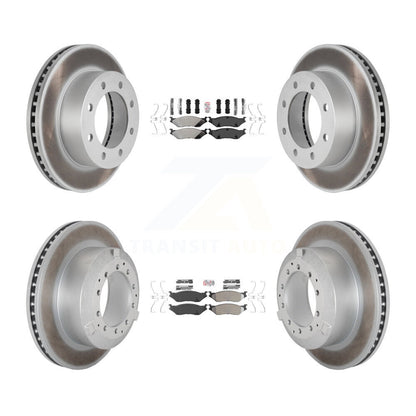 Kit de Rotor de frein à disque, revêtement de protection semi-métallique avant et arrière, pour Ford F-450 Super Dut